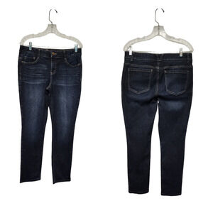 WESTBOUND THE FIT FORMULA FLEXIBLE COMFORT RHINESTONES ACCENT SKINNY JEANS 8R